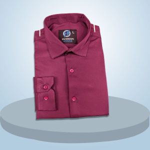 Premium China Micro Stig Shirt (Formal / Casual) (Maroon)