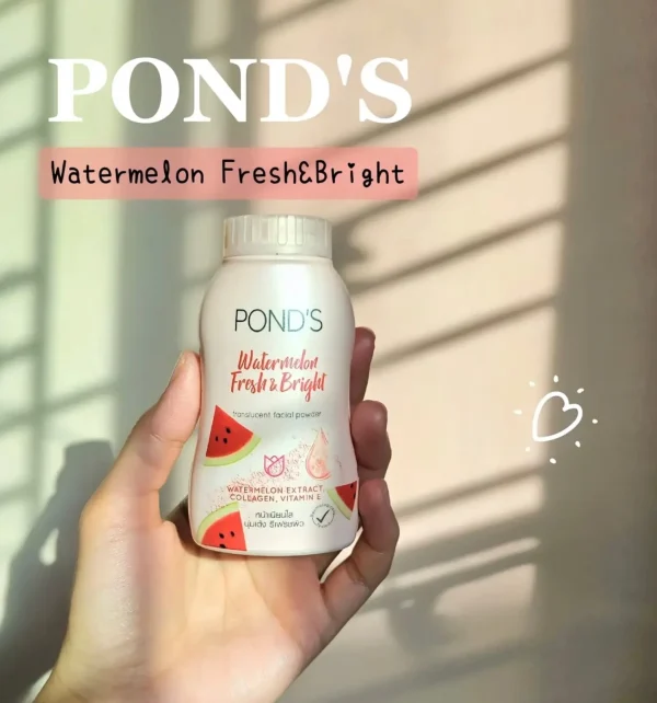 pond's watermelon fresh & bright translucent facial powder