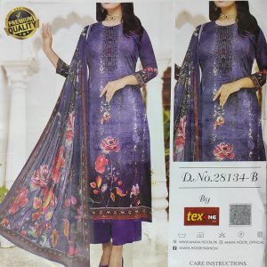 anaya hoor rigging digital printed cotton 3 piece