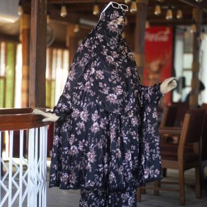 elegant palazzo long khimar set