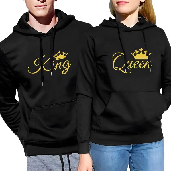 comfortable winter couple hoodie