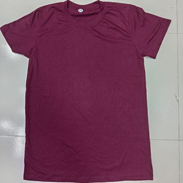 men's premium solid t shirt maroon