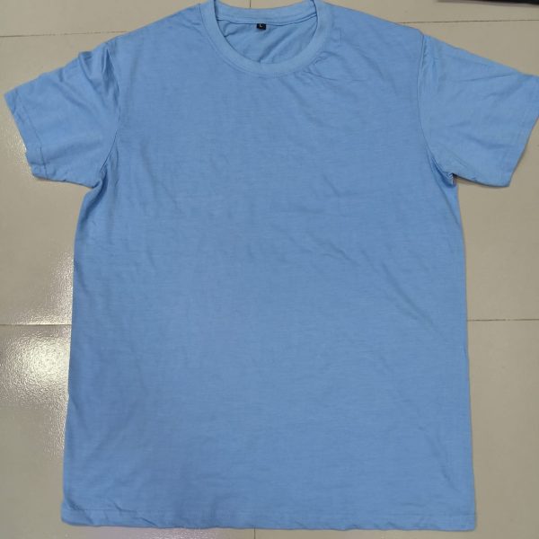 men's premium solid t shirt sky