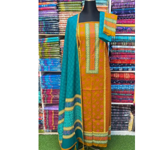 new exclushive collection high qualitiey cotton printed three piece