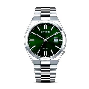 citizen tsuyosa men's green dial watch
