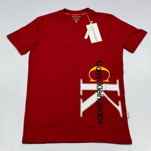 export brand summer t shirt red