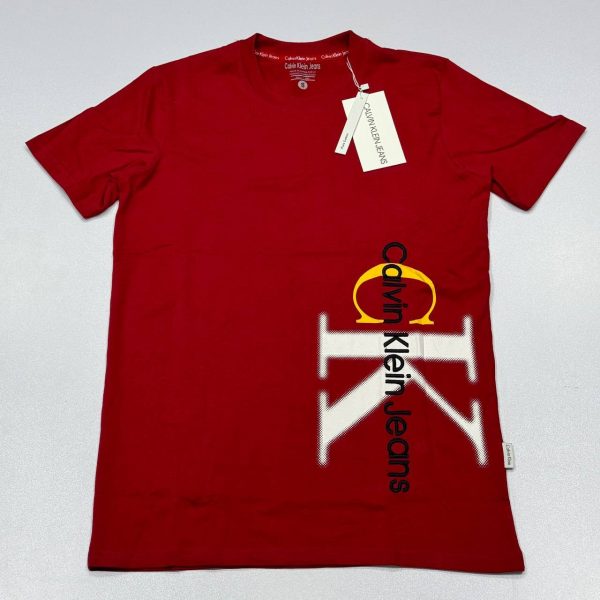 export brand summer t shirt red