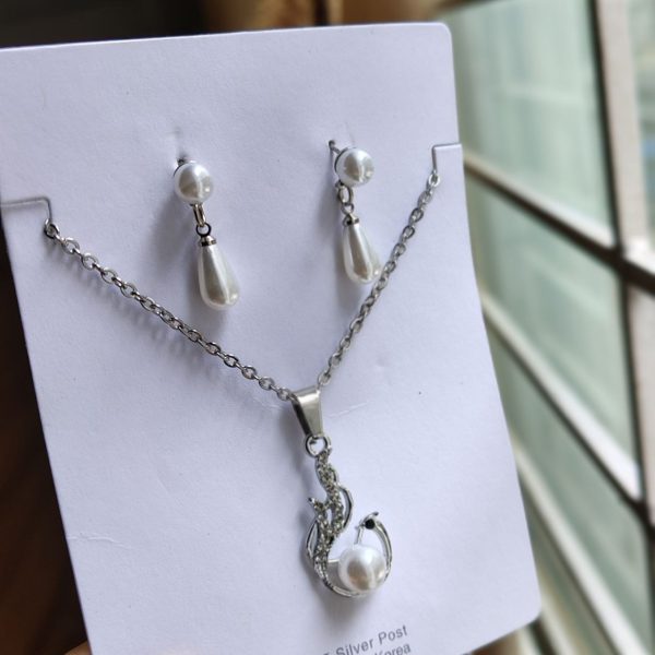 korean pearl jewelry set