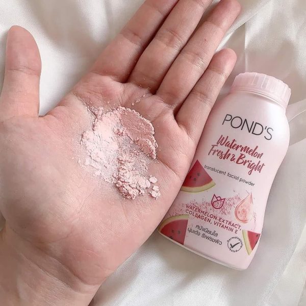 pond's watermelon fresh & bright translucent facial powder