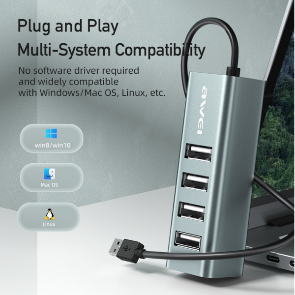 awei cl 122t type c extender docking station