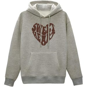 comfortable winter hoodie (sweet heart) for women
