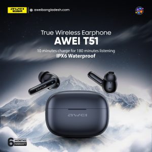 awei t51 true wireless bluetooth earphones