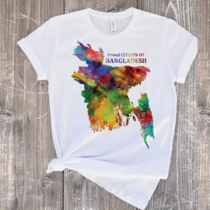 bangladesh map classic t shirt
