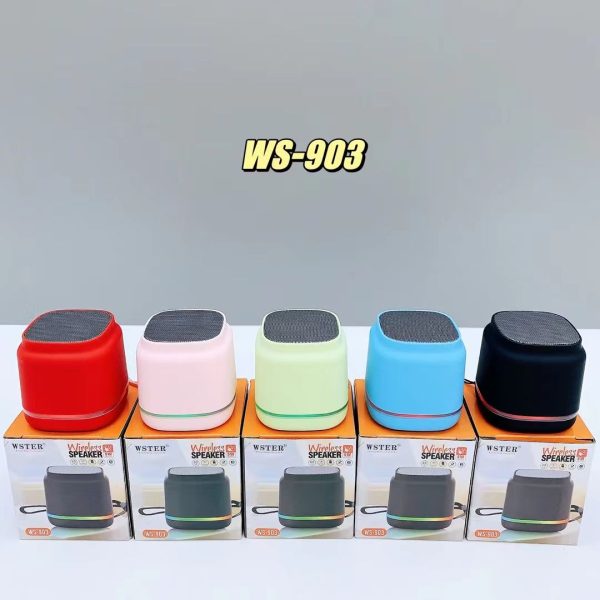 wster ws 903 colorful lighting mini wireless speaker