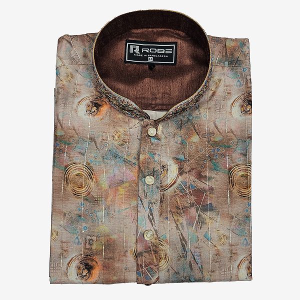 indian cotton gorgeous karchupi panjabi