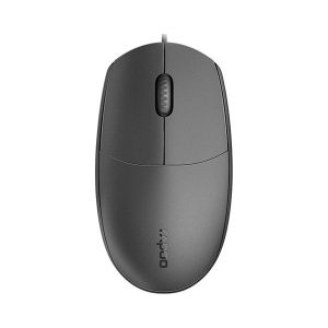 rapoo n100 wired optical mouse – black