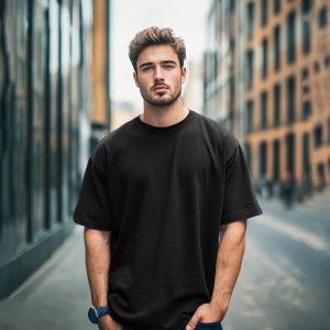 solid dropshoulder t shirt