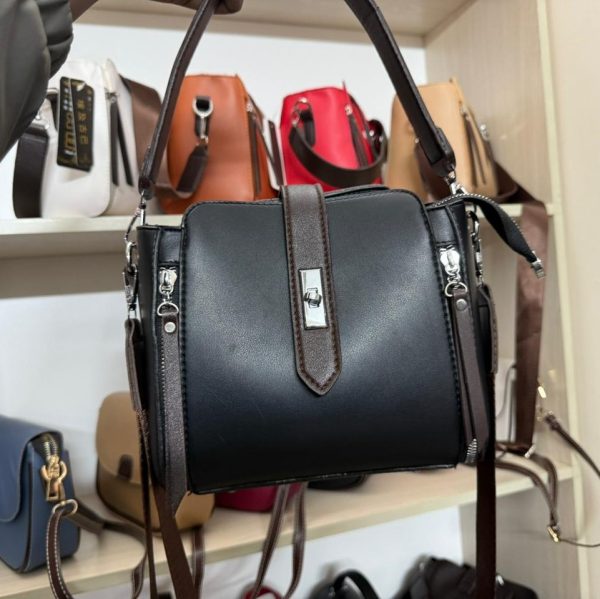 high quality messenger bags for women luxury crossbody shoulder bags female(black)