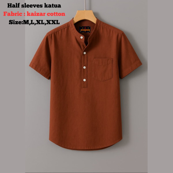 combo kaizar cotton half sleeves katua for men's