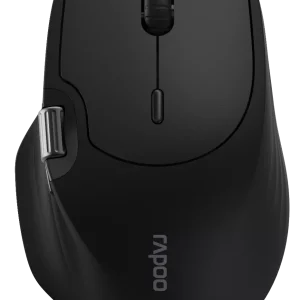 rapoo mt560tm multi mode wireless ergonomic mouse – black