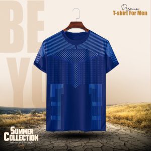 stylish comfortable sports t shirt(navy blue)