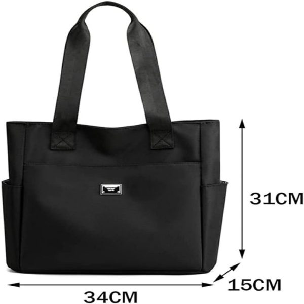 fashion shopping bag (black)