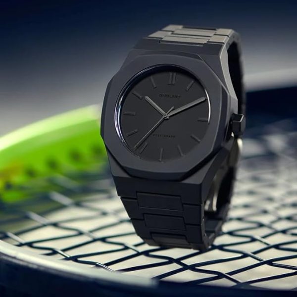 d1 milano watches poly carbon (black)