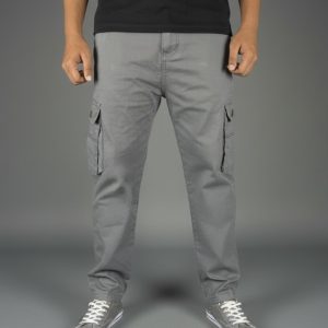men’s twill 6 pocket pants — slim fit, fashionable design