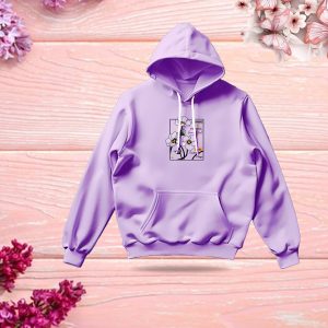 premium comfortable stylish (sunny days light purple) ladies winter hoodie