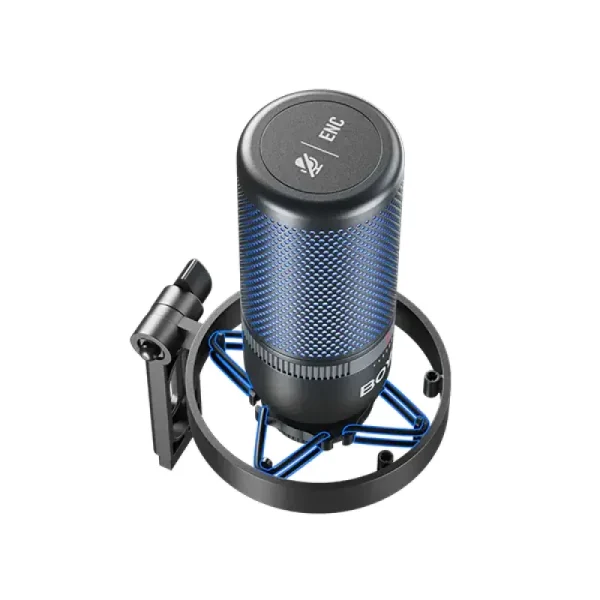 boya k3 vibrant lighting condenser usb microphone with rgb & noise cancellation