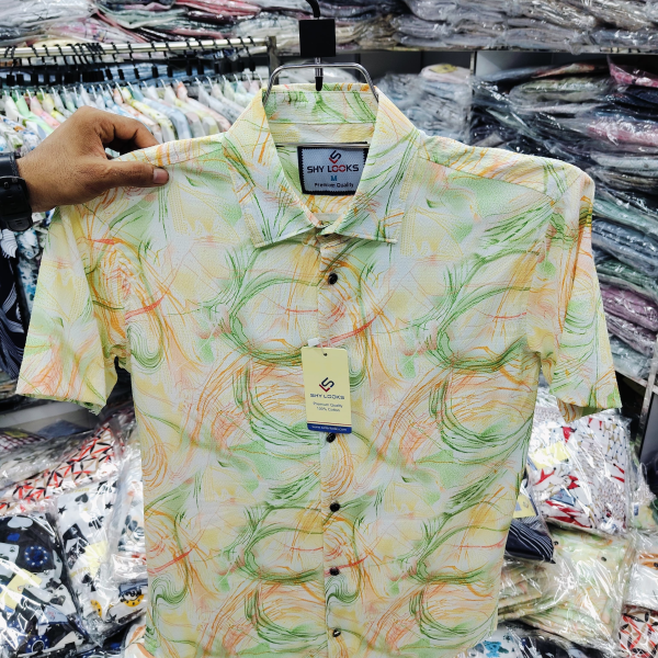 premium pop corn half sleeve shirt for men's