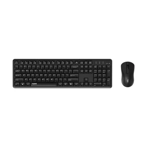 rapoo x2100 wireless keyboard & mouse combo – black