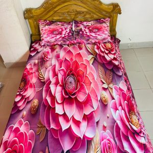 china premium 3d design bed sheet