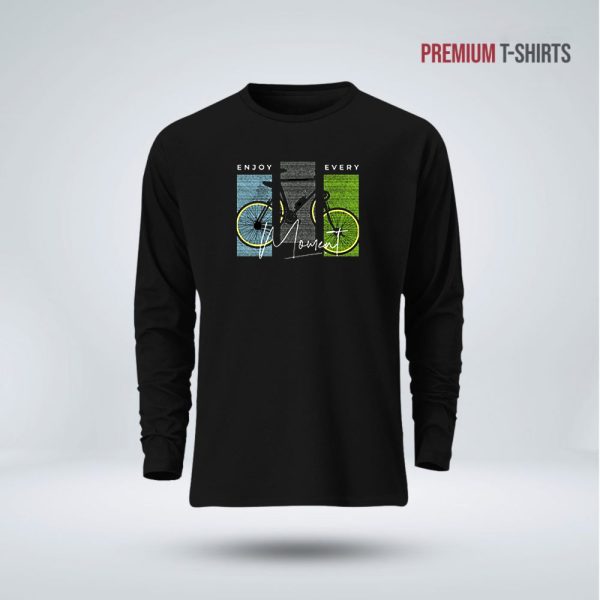 men's full sleeve (enjoy moment) t shirt