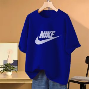 drop shoulder t shirt for women (blue)