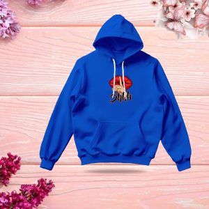 premium comfortable stylish (shihhh blue) ladies winter hoodie