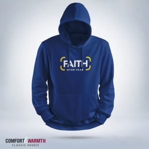 "faith" islamic hoodie (royal blue)