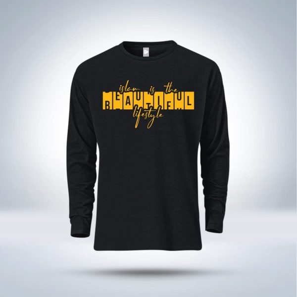 islamic calligraphy full sleeve t shirt for men
