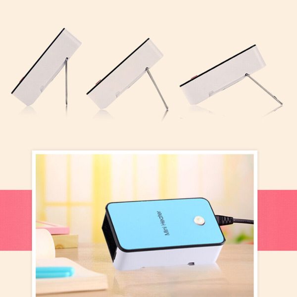 mini portable space heater electric heating warmer silent office desk or home