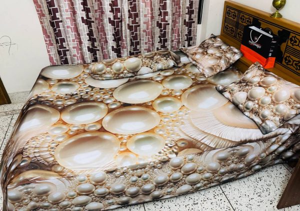 china premium 3d design bed sheet