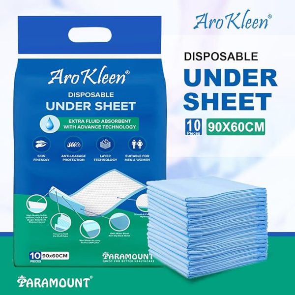 incofit under sheet/under pads, pack of 10,