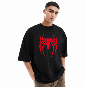men's stylish drop shoulder (black)