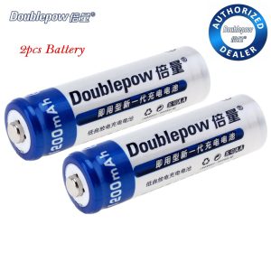 doublepow aa 1200mah nimh rechargeable battery (2pcs)