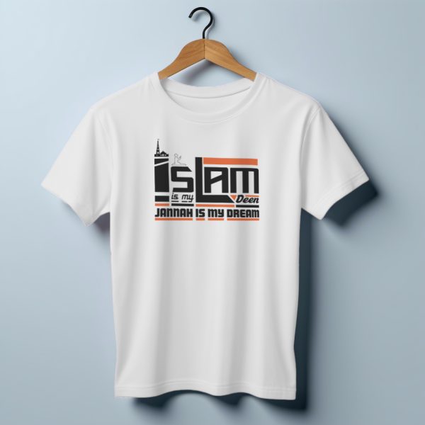 jersey fabrics islam is my deen t shirt
