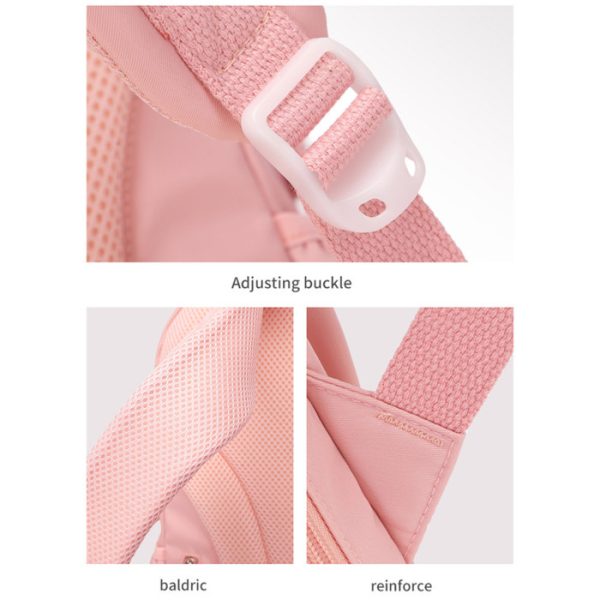 kids backpack children school bags waterproof primary schoolbag book bag (pink)