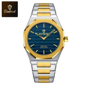 binbond 818 stainless steel quartz fashionable premium watch