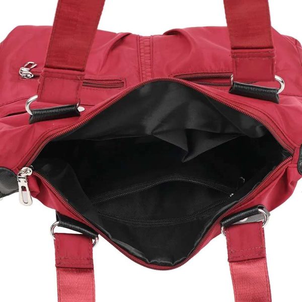 women's handbag solid (red )