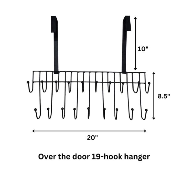 over the door 19 hook hanger