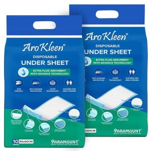 incofit under sheet/under pads, pack of 10,