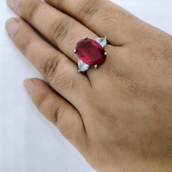 a radiant three stone ring symbolizing past, present, and future love